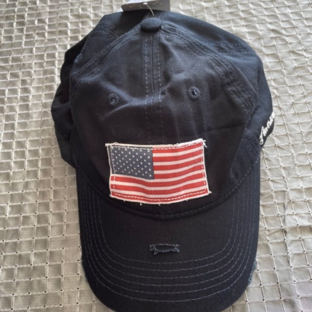 AMERICAN BEAUTY FLAG HAT ADJUSTABLE